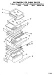 Diagram for 03 - Refrigerator Shelf Parts