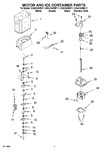 Diagram for 05 - Motor And Ice Container Parts