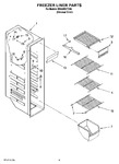 Diagram for 04 - Freezer Liner Parts