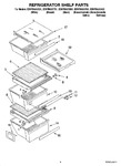 Diagram for 03 - Refrigerator Shelf Parts