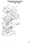 Diagram for 03 - Refrigerator Shelf Parts