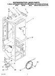 Diagram for 02 - Refrigerator Liner Parts