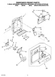 Diagram for 08 - Dispenser Front Parts