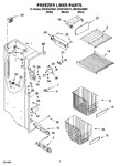 Diagram for 04 - Freezer Liner Parts