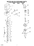 Diagram for 05 - Motor And Ice Container Parts