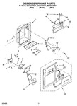 Diagram for 08 - Dispenser Front Parts