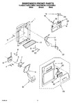 Diagram for 08 - Dispenser Front Parts