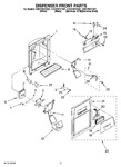 Diagram for 08 - Dispenser Front Parts