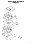 Diagram for 03 - Refrigerator Shelf Parts