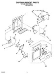 Diagram for 08 - Dispenser Front Parts