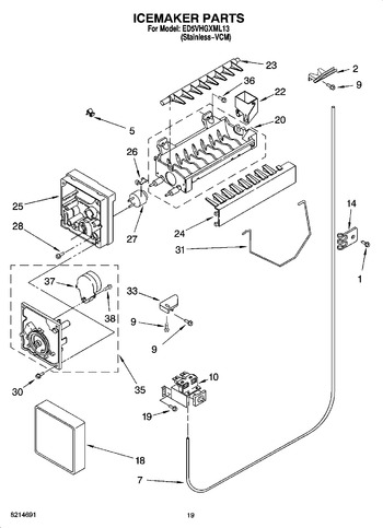 Diagram for ED5VHGXML13