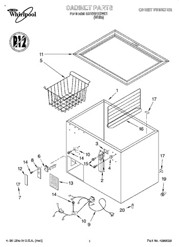 Diagram for EH100FXGW01