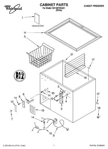 Diagram for EH100FXKQ01