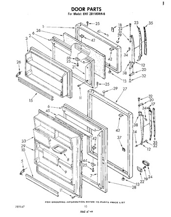 Diagram for EHT201VKWR6