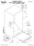 Diagram for 01 - Cabinet Parts