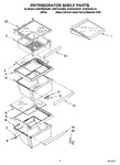 Diagram for 03 - Refrigerator Shelf Parts