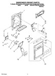 Diagram for 08 - Dispenser Front Parts