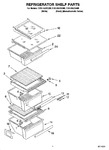 Diagram for 03 - Refrigerator Shelf Parts