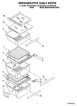 Diagram for 03 - Refrigerator Shelf Parts