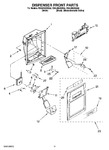 Diagram for 08 - Dispenser Front Parts