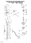 Diagram for 05 - Motor And Ice Container Parts