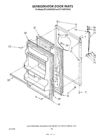 Diagram for ET14JMXWN00