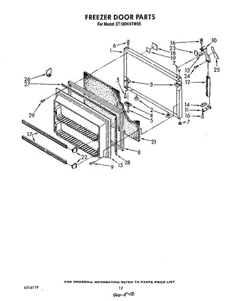 Diagram for ET18DKXTW05