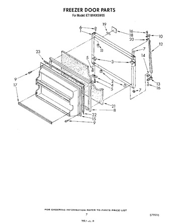 Diagram for ET18HKXSW05