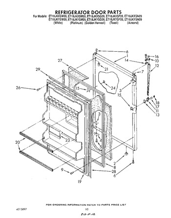 Diagram for ET18JKYSW09