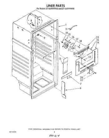 Diagram for ET18JMXWW00