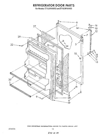 Diagram for ET18JMXWW00