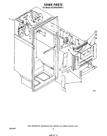 Diagram for ET18VKXRWR1