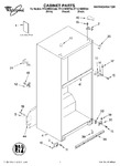 Diagram for 01 - Cabinet Parts