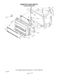 Diagram for 08 - Freezer Door