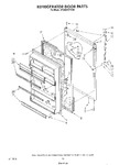 Diagram for 08 - Refrigerator Door , Lit/optional