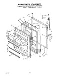 Diagram for 08 - Refrigerator Door, Lit/optional