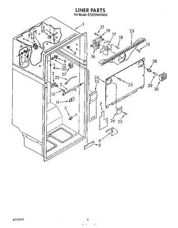 Diagram for ET25DMXVW03