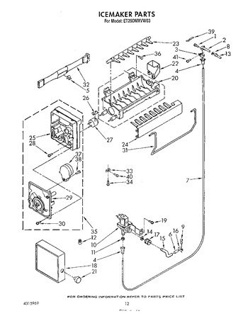 Diagram for ET25DMXVW03