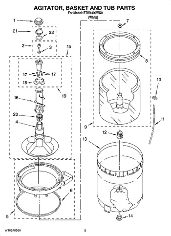 Diagram for ETW4400WQ0