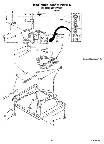 Diagram for ETW4400WQ0