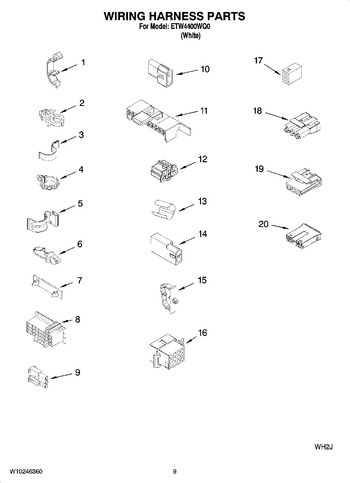 Diagram for ETW4400WQ0