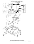 Diagram for 05 - Machine Base Parts