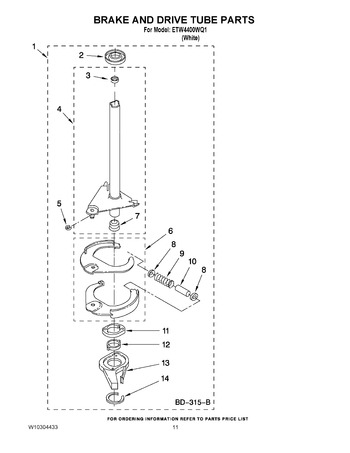 Diagram for ETW4400WQ1