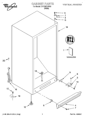 Diagram for EV170NXGW00