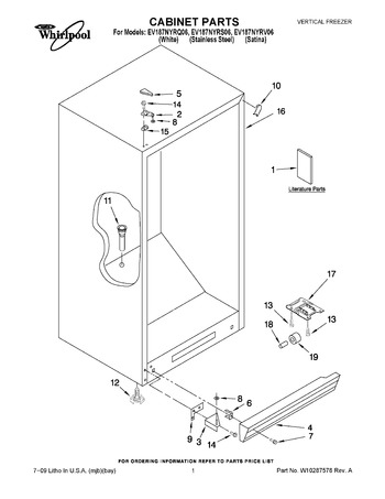 Diagram for EV187NYRV06