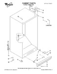 Diagram for 01 - Cabinet Parts