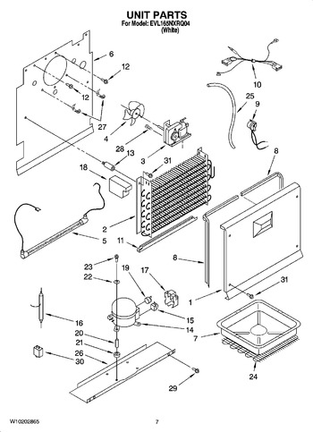 Diagram for EVL165NXRQ04