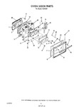 Diagram for 08 - Oven Door , Lit/optional