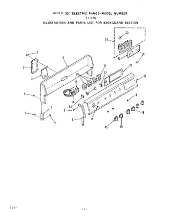 Diagram for F9107W0