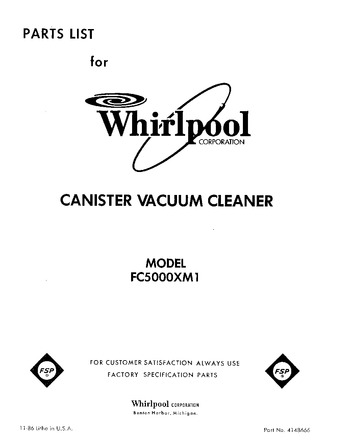 Diagram for FC5000XM1